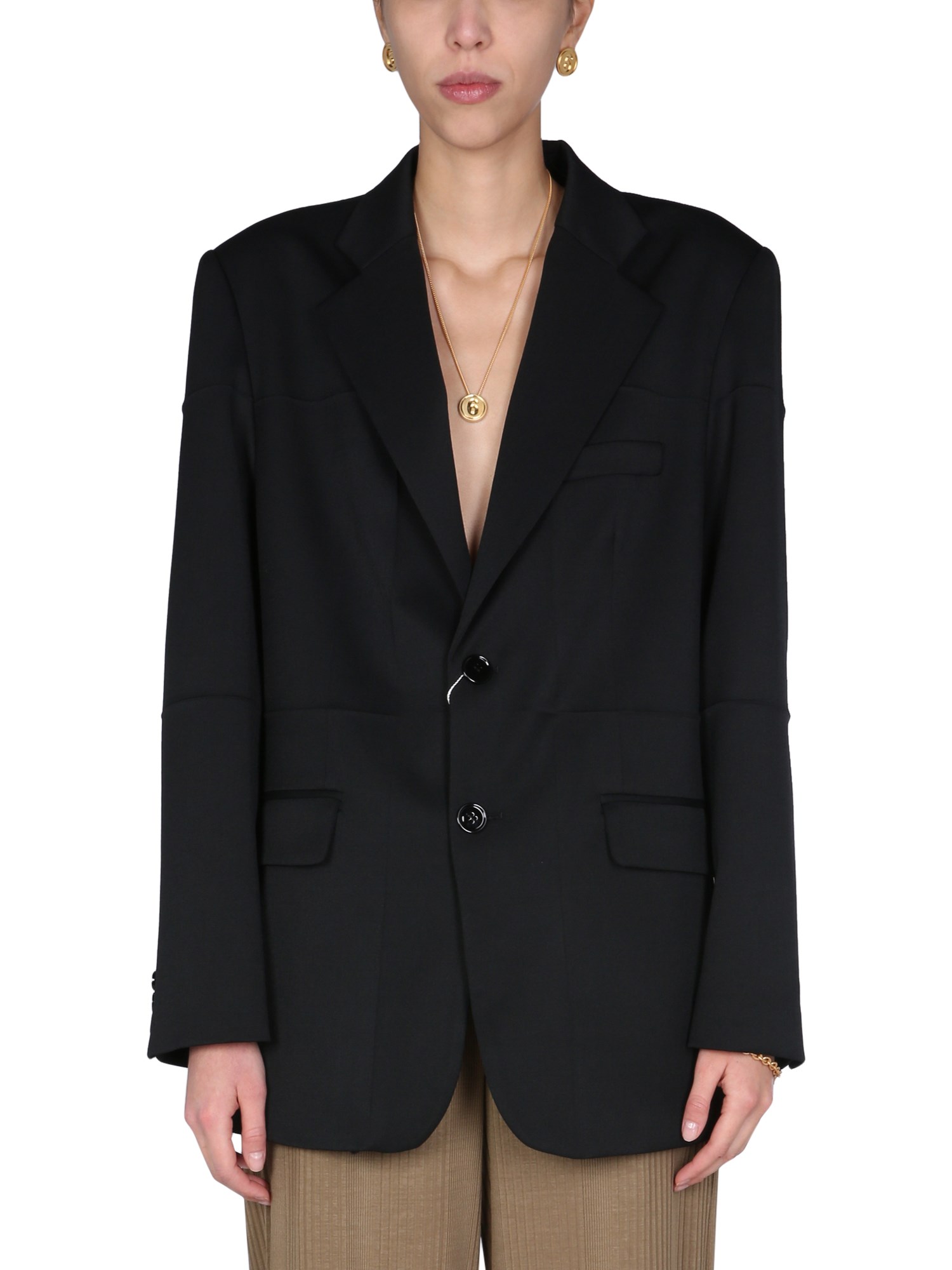 mm6 maison margiela single-breasted jacket