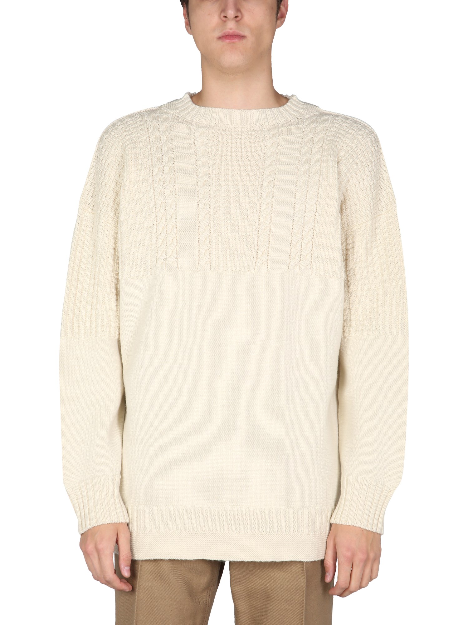 maison margiela crew neck sweater