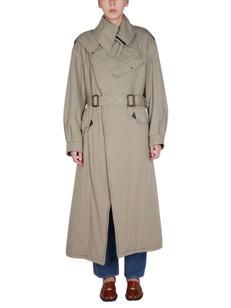 MAISON MARGIELA - REVERSIBLE COTTON TRENCH COAT - Eleonora Bonucci