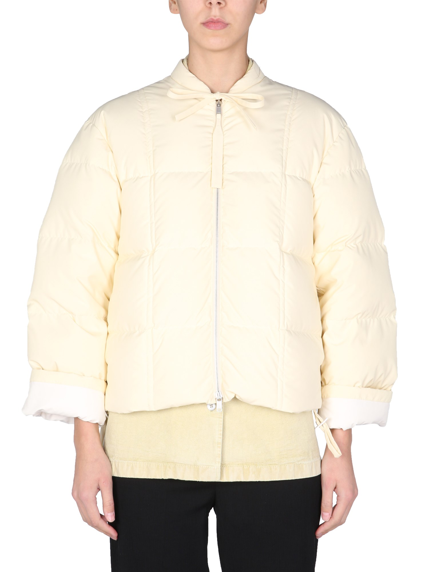 jil sander boxy fit down jacket