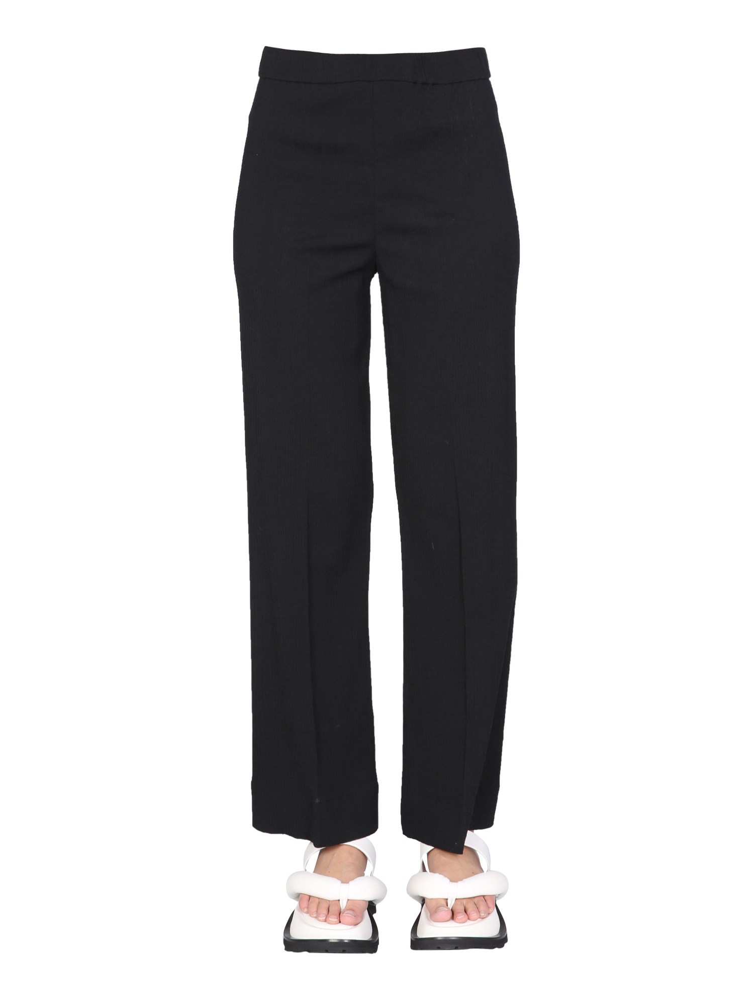 jil sander wide leg trousers