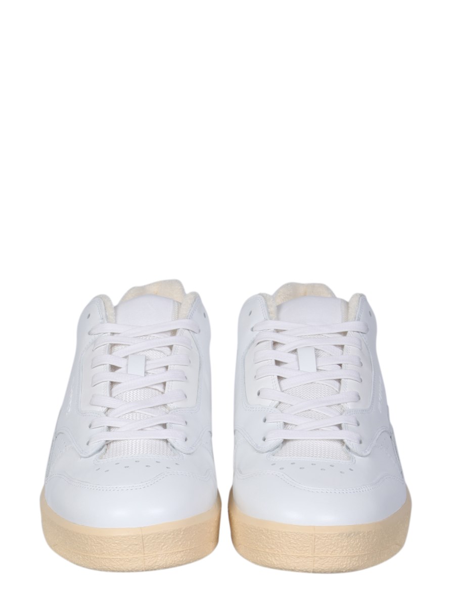 SNEAKER BASSE IN PELLE 