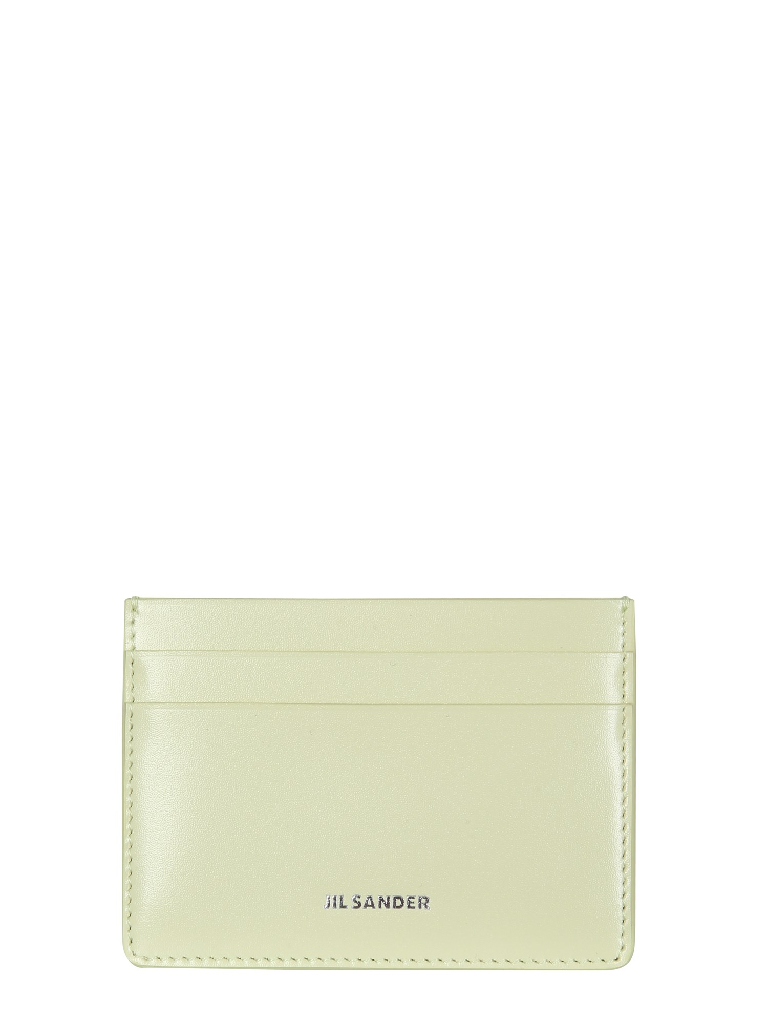 jil sander leather card holder