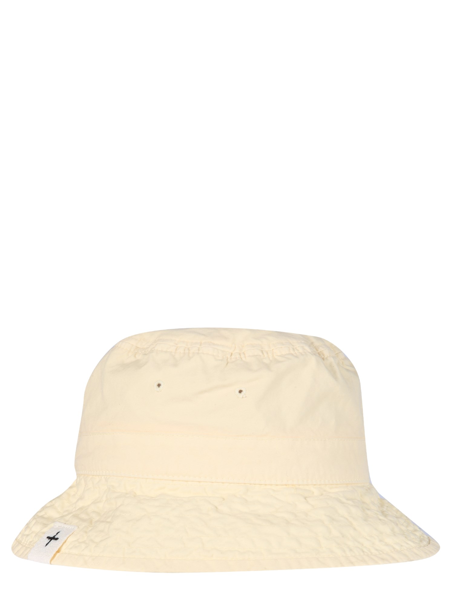 jil sander cappello bucket con etichetta logo