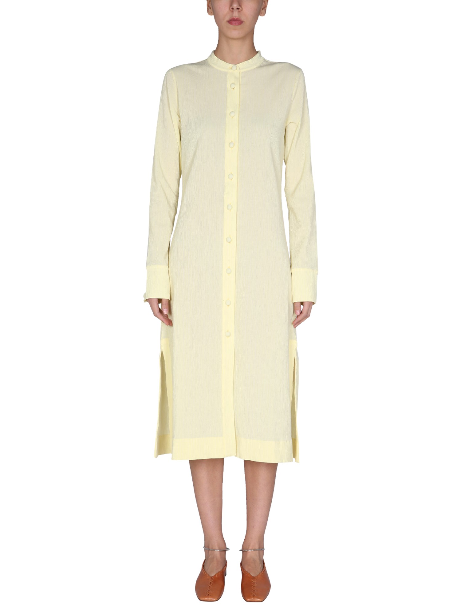 jil sander long dress