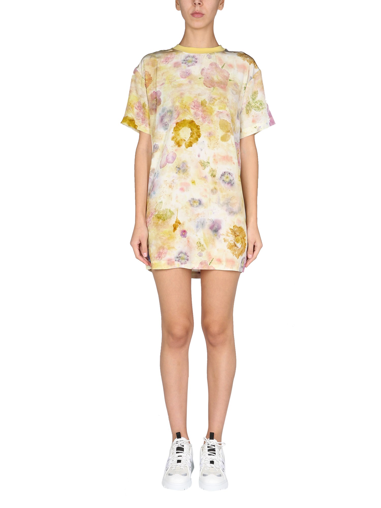 mcq printed dress