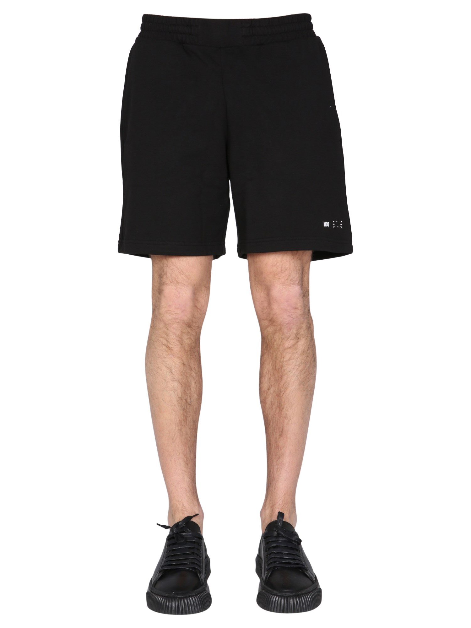 mcq cotton sweatshirt bermuda