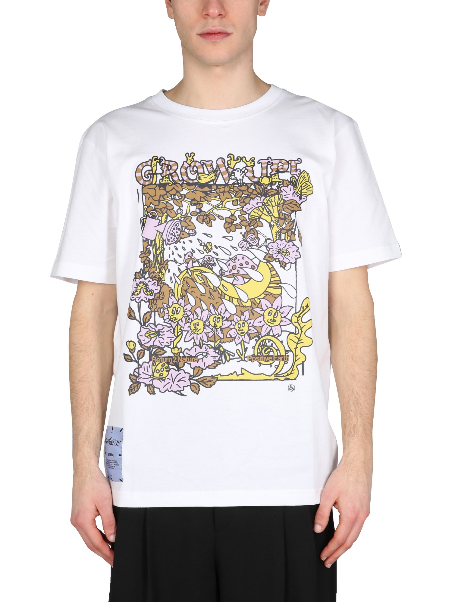 mcq printed t-shirt