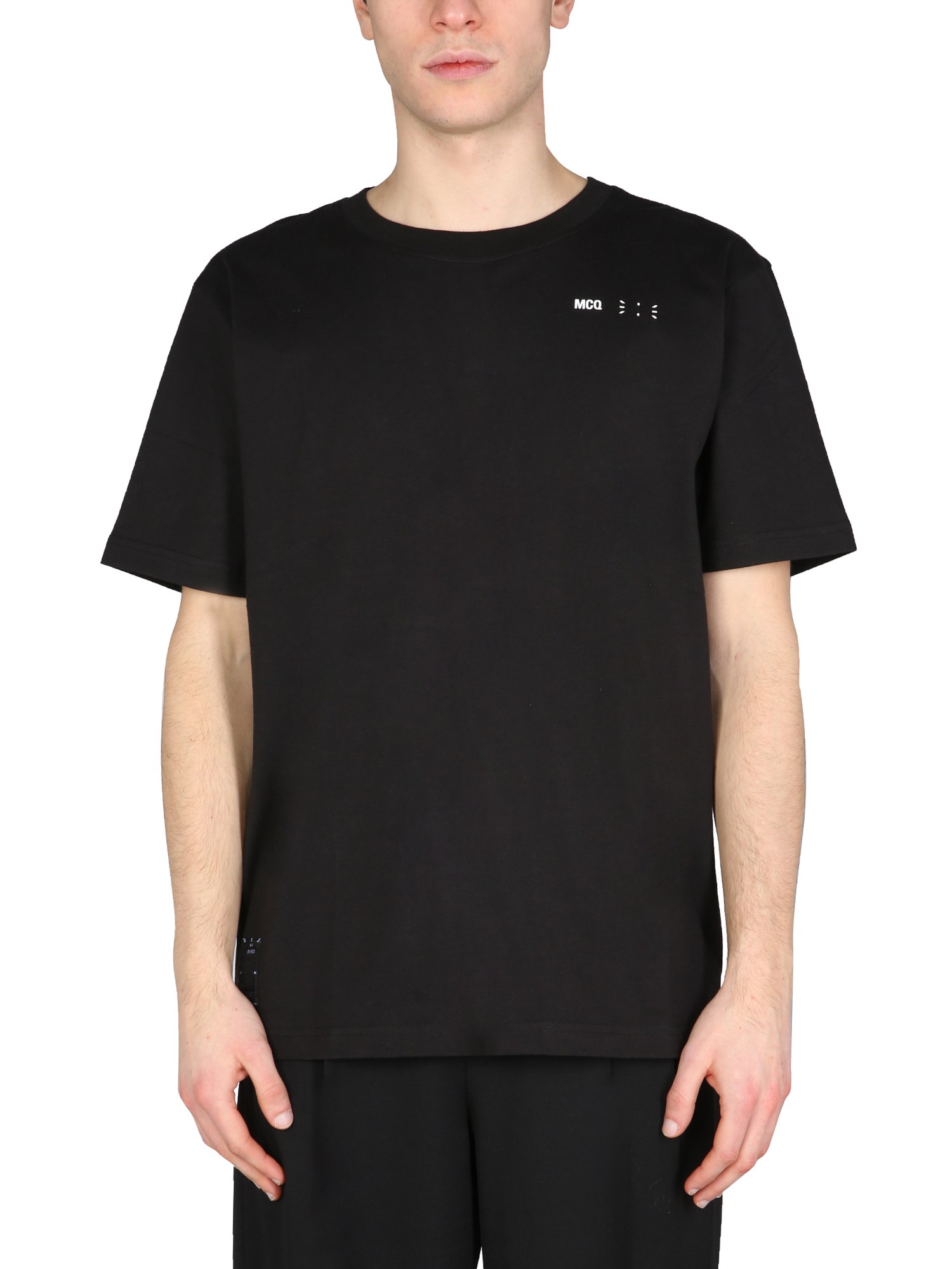 mcq t-shirt with logo print