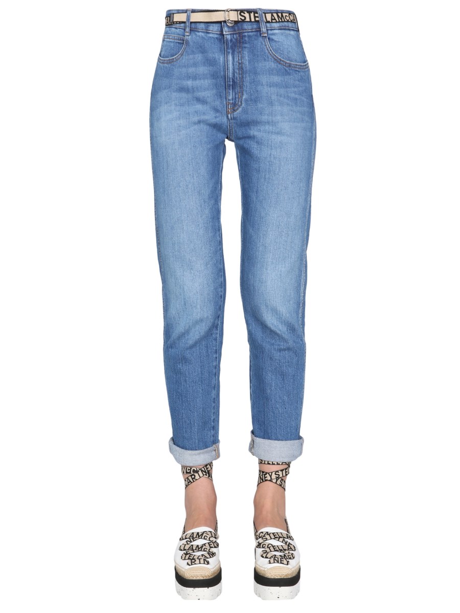 STELLA McCARTNEY - BOYFRIEND STRENCH DENIM SKINNY FIT JEANS - Eleonora ...