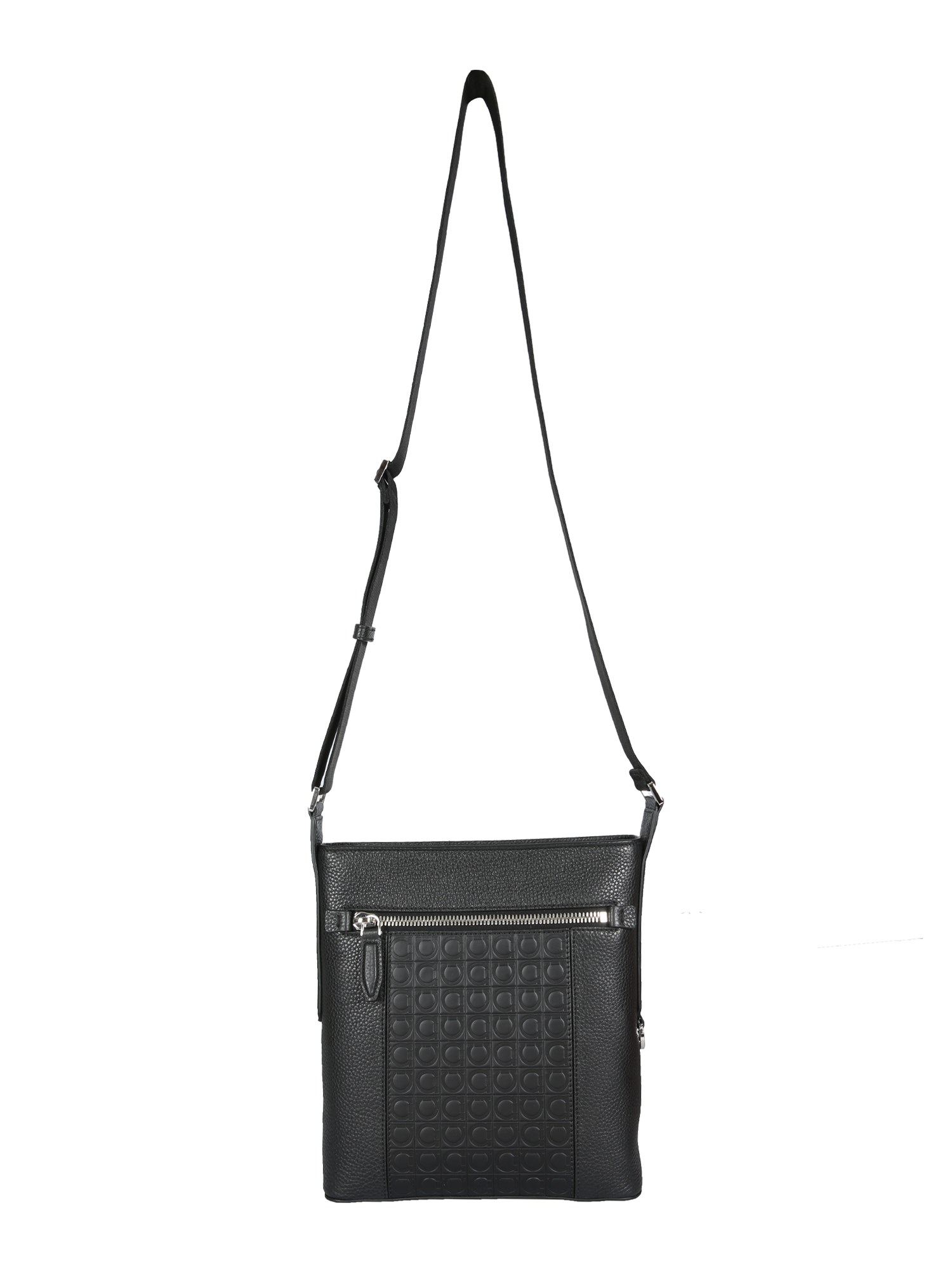 salvatore ferragamo shoulder bag with gancini print