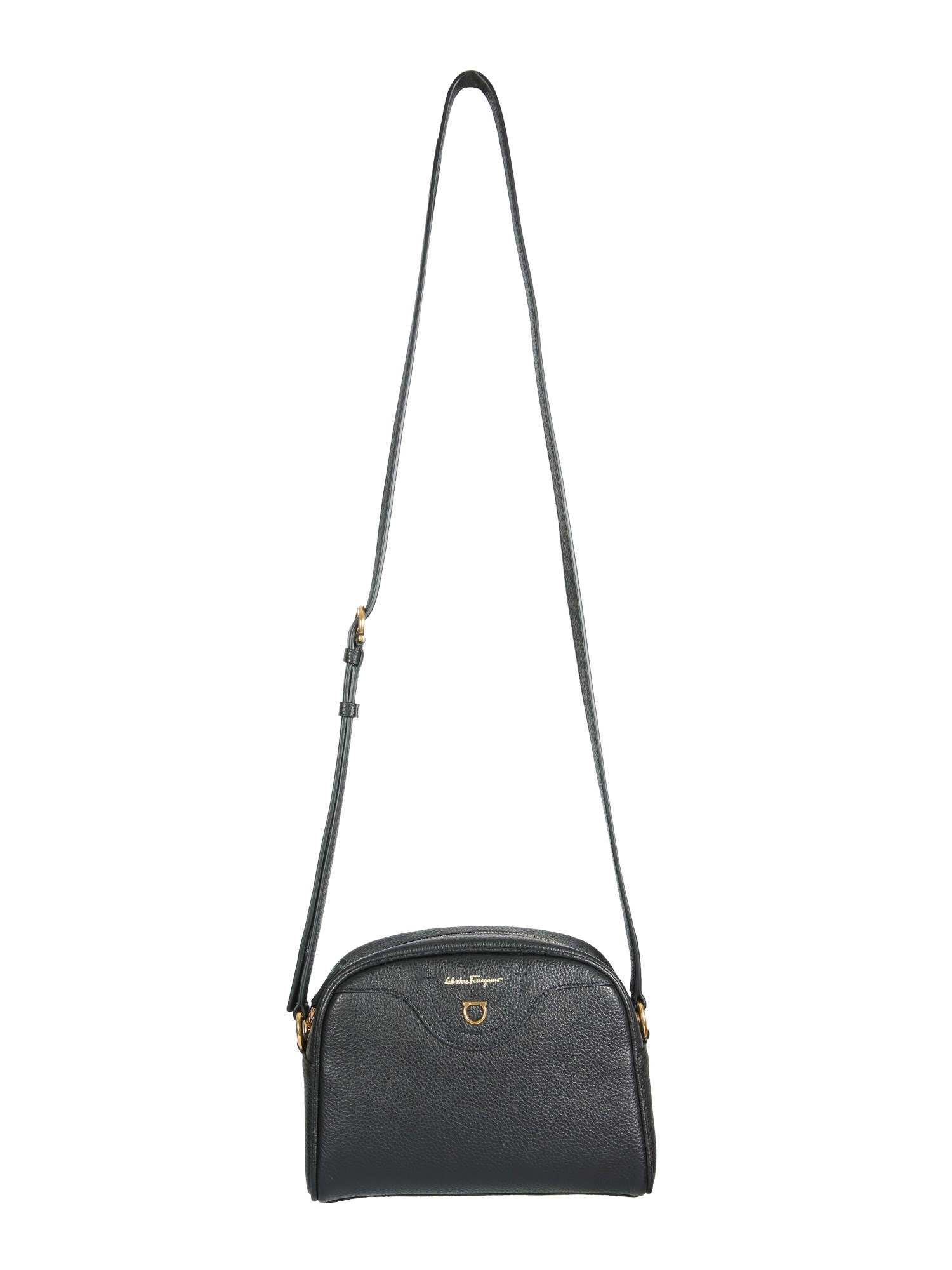 salvatore ferragamo leather shoulder bag