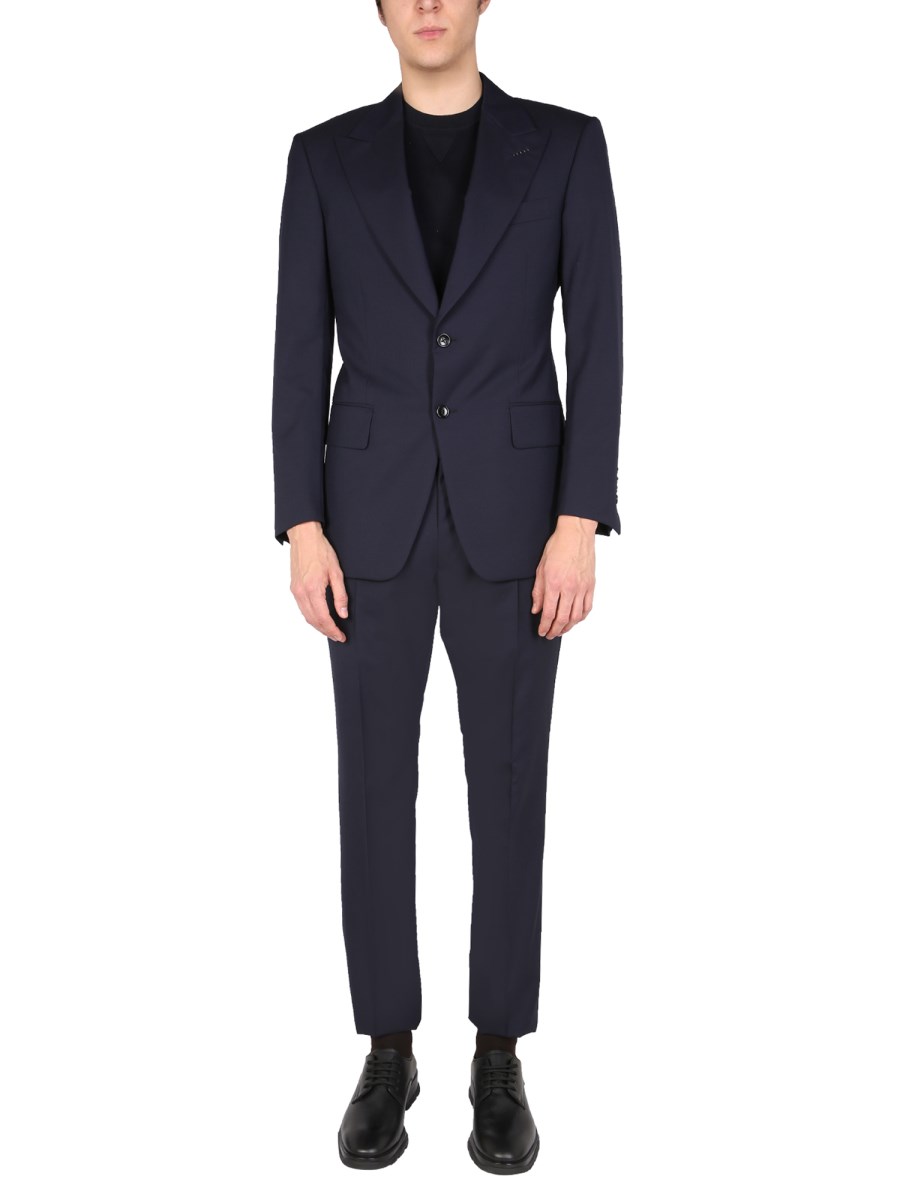 TOM FORD - SINGLE BREASTED WOOL SUIT - Eleonora Bonucci