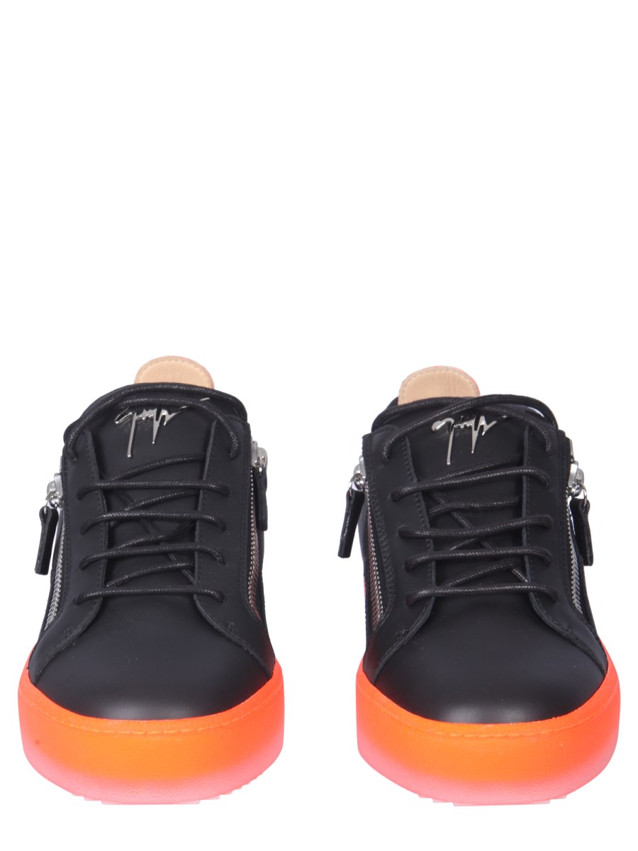 GIUSEPPE ZANOTTI FRANKIE LEATHER SNEAKERS Eleonora Bonucci