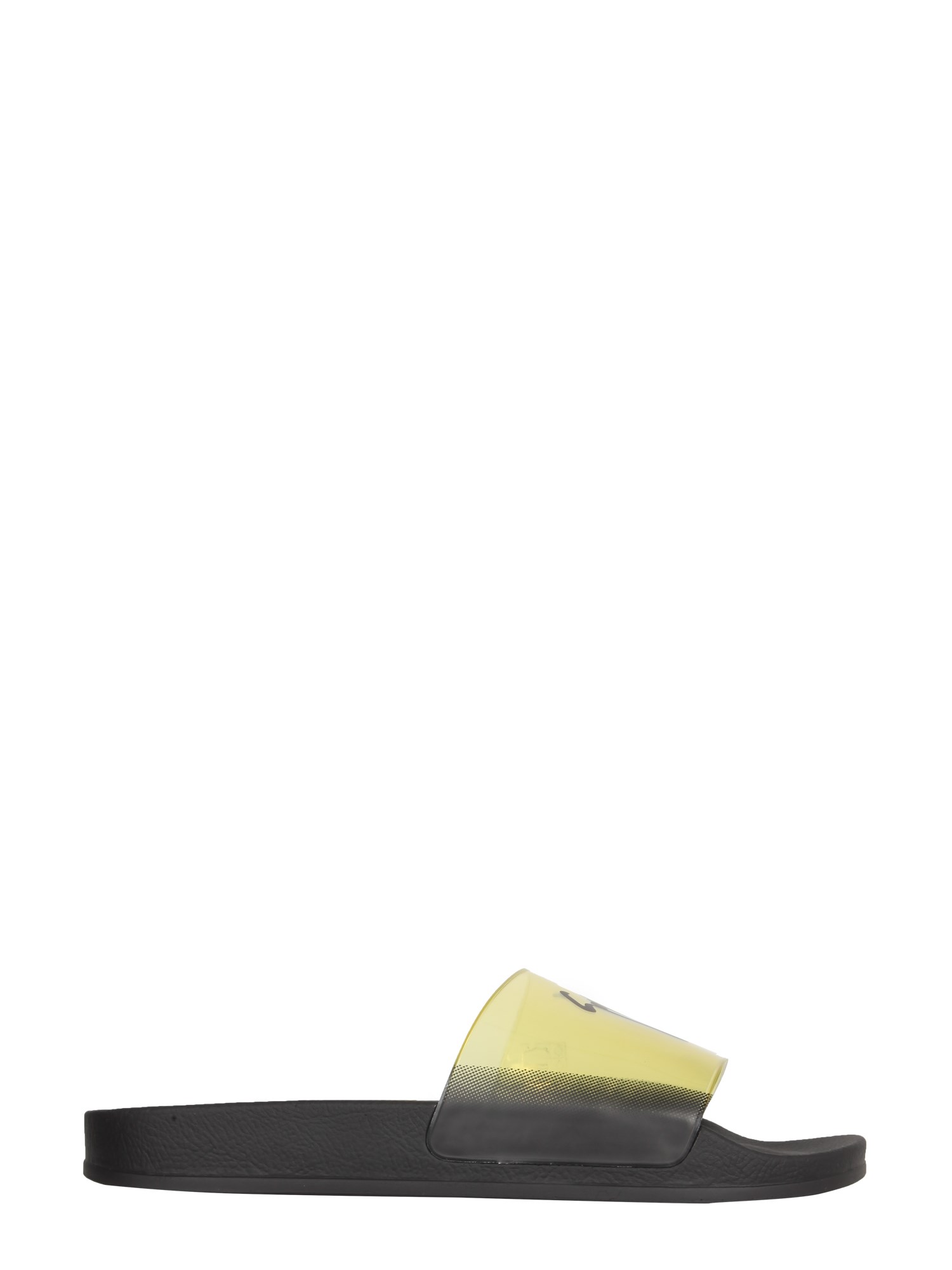 giuseppe zanotti slide sandals with logo