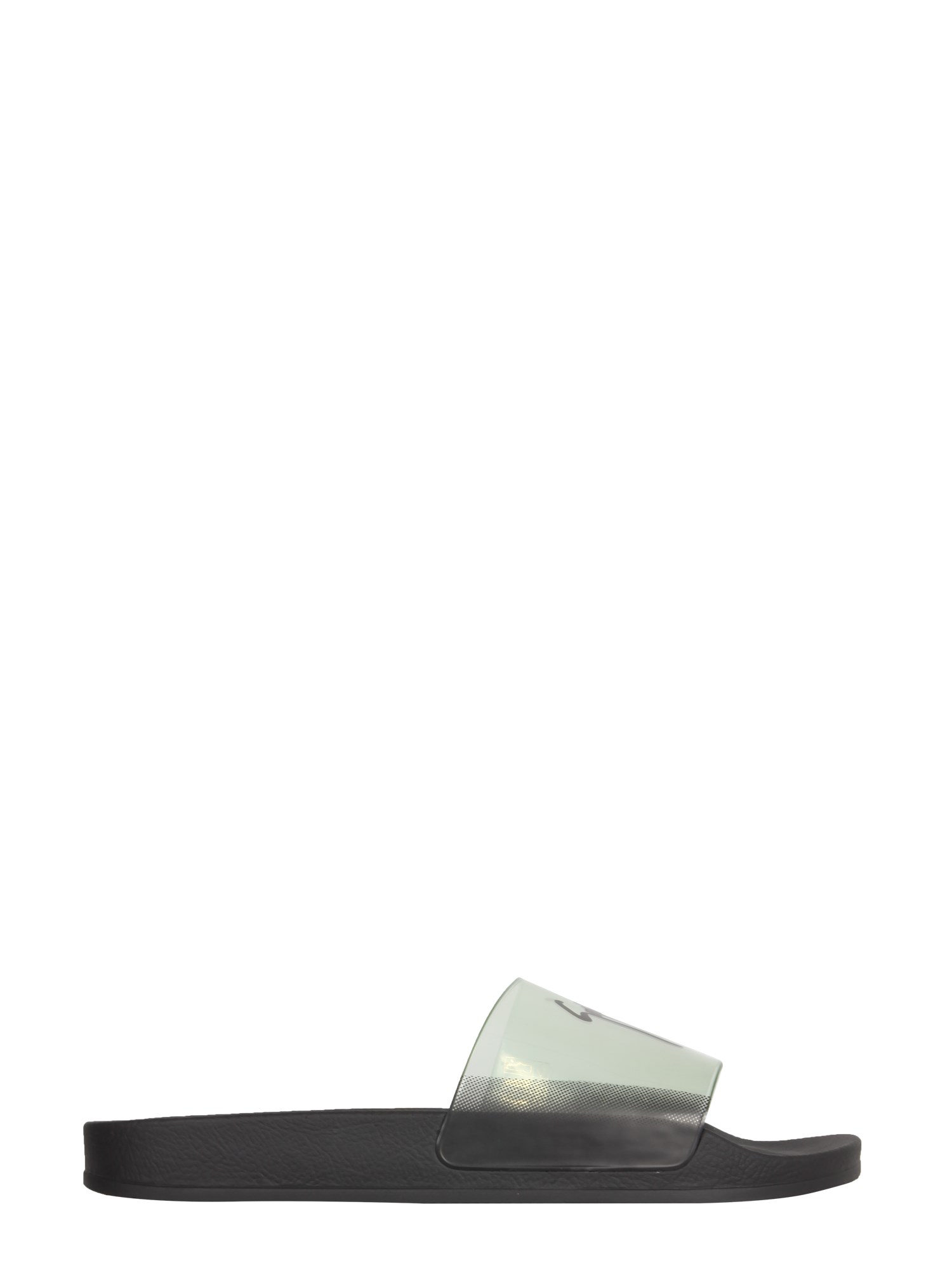 giuseppe zanotti slide sandals with logo