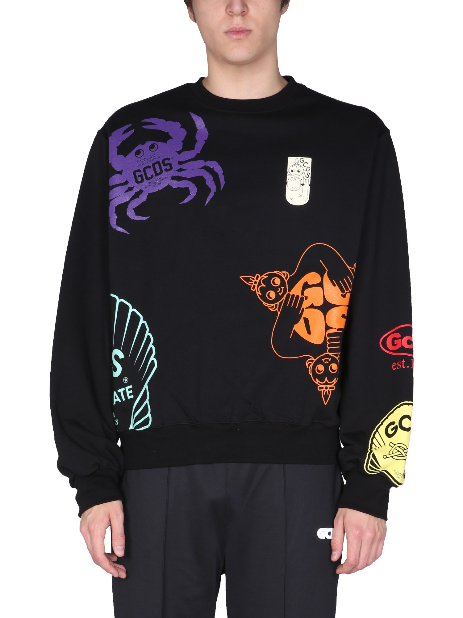 gcds "shell" print sweatshirt