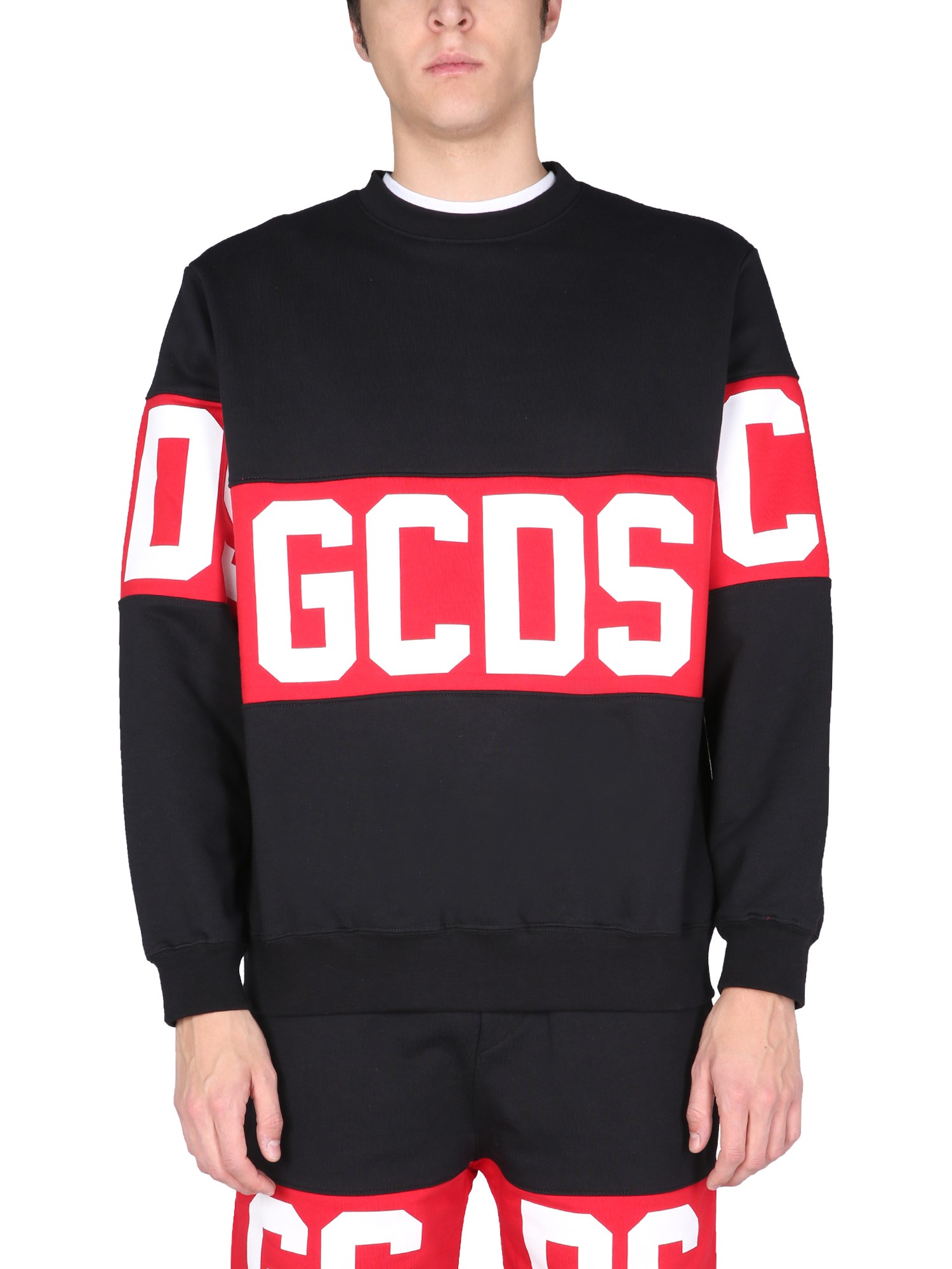 gcds sweatshirt with logo band