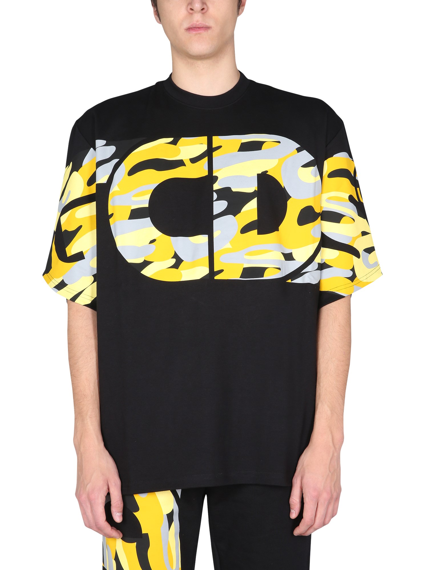 gcds t-shirt with logo print