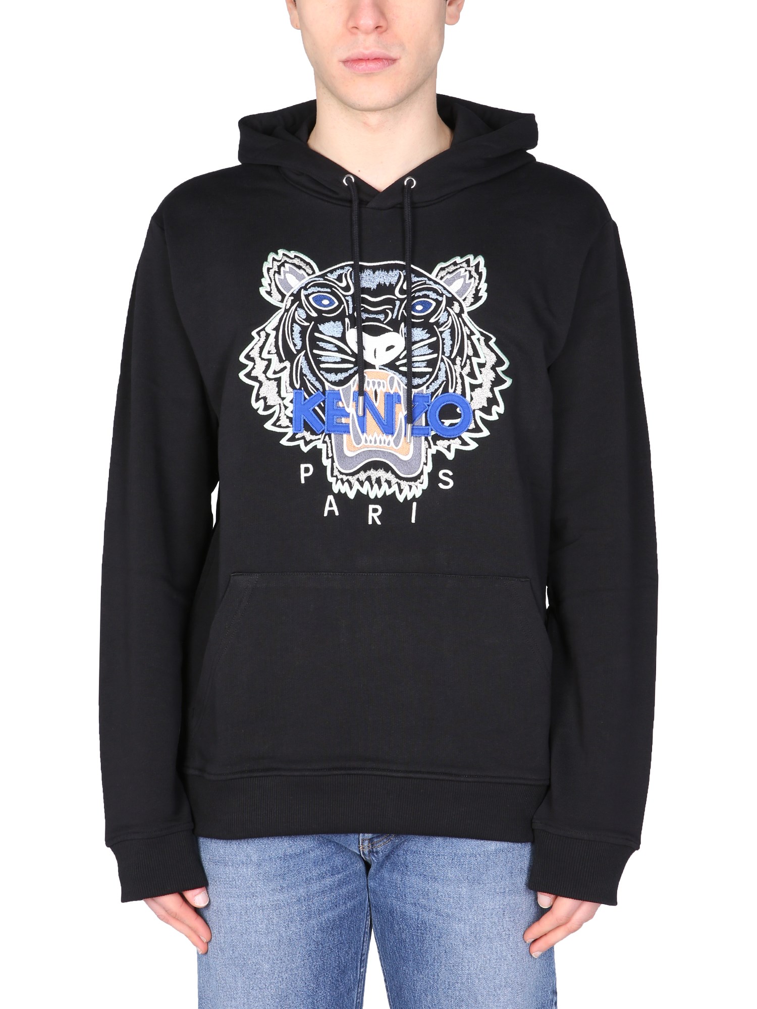 kenzo sweatshirt with embroidered tiger