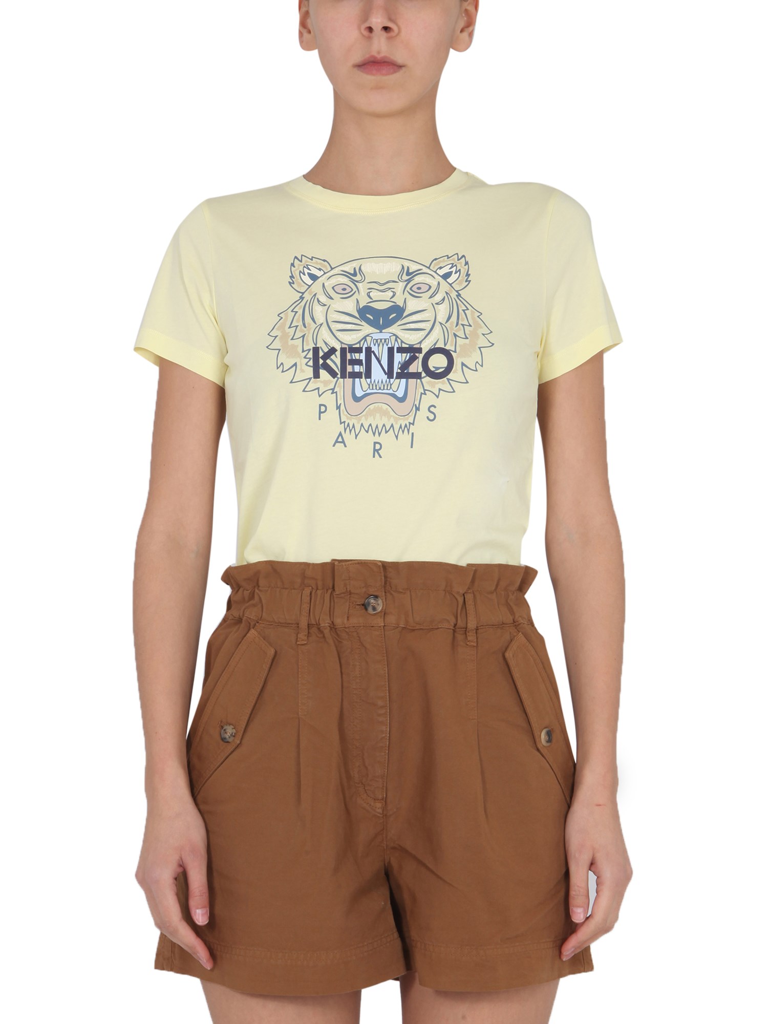 kenzo "tiger" cotton jersey t-shirt