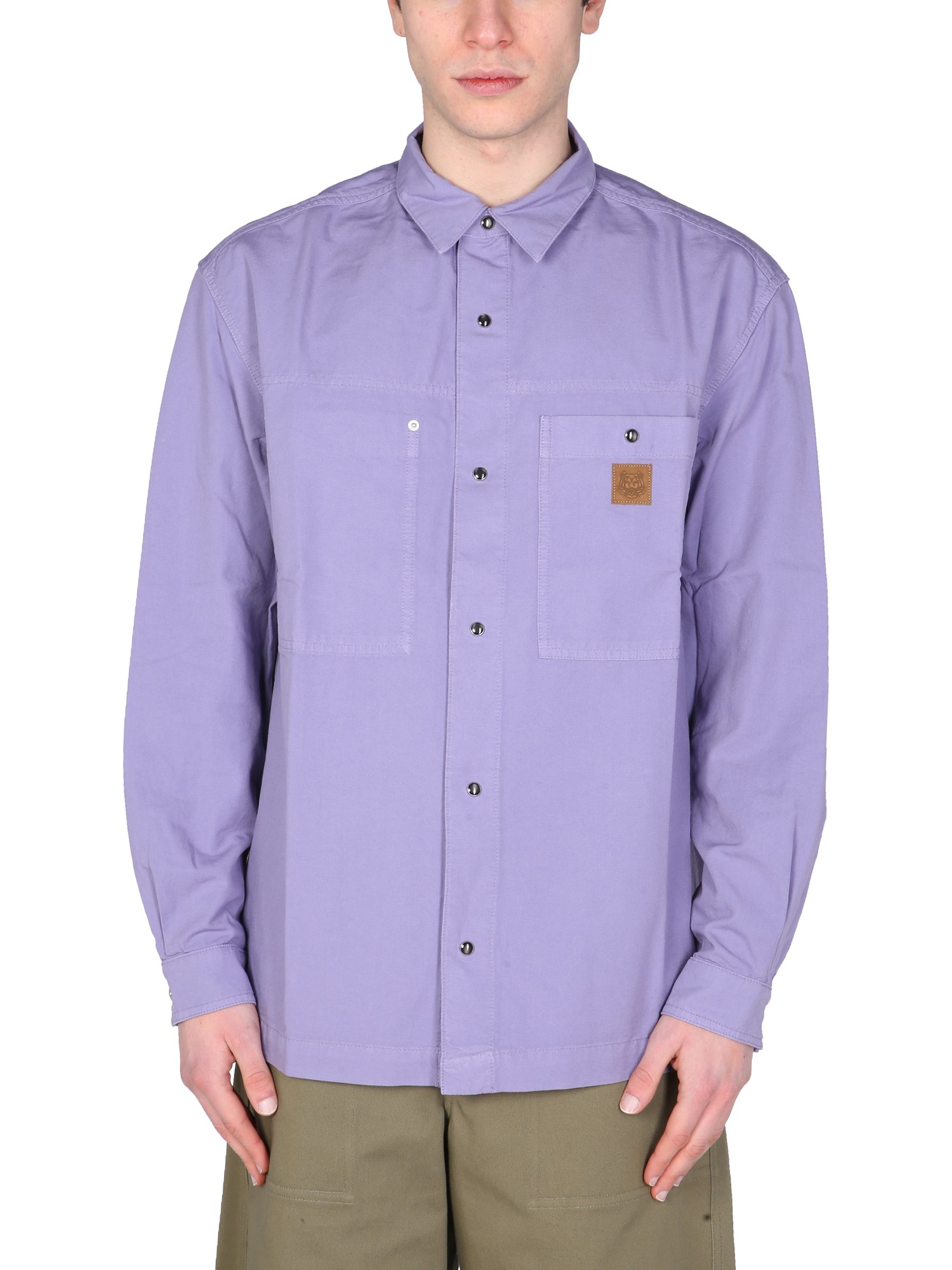 kenzo jacket with logo patch