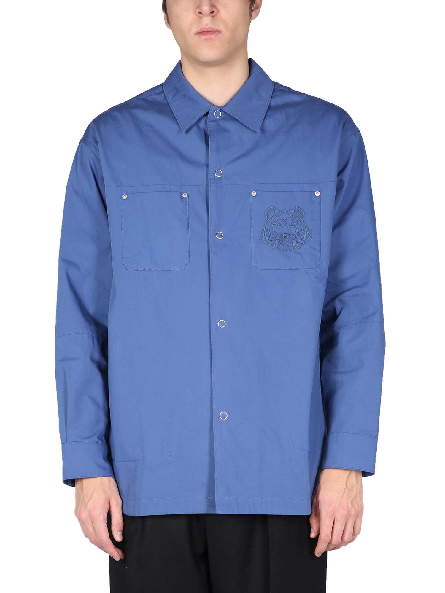 kenzo shirt with embroidered logo