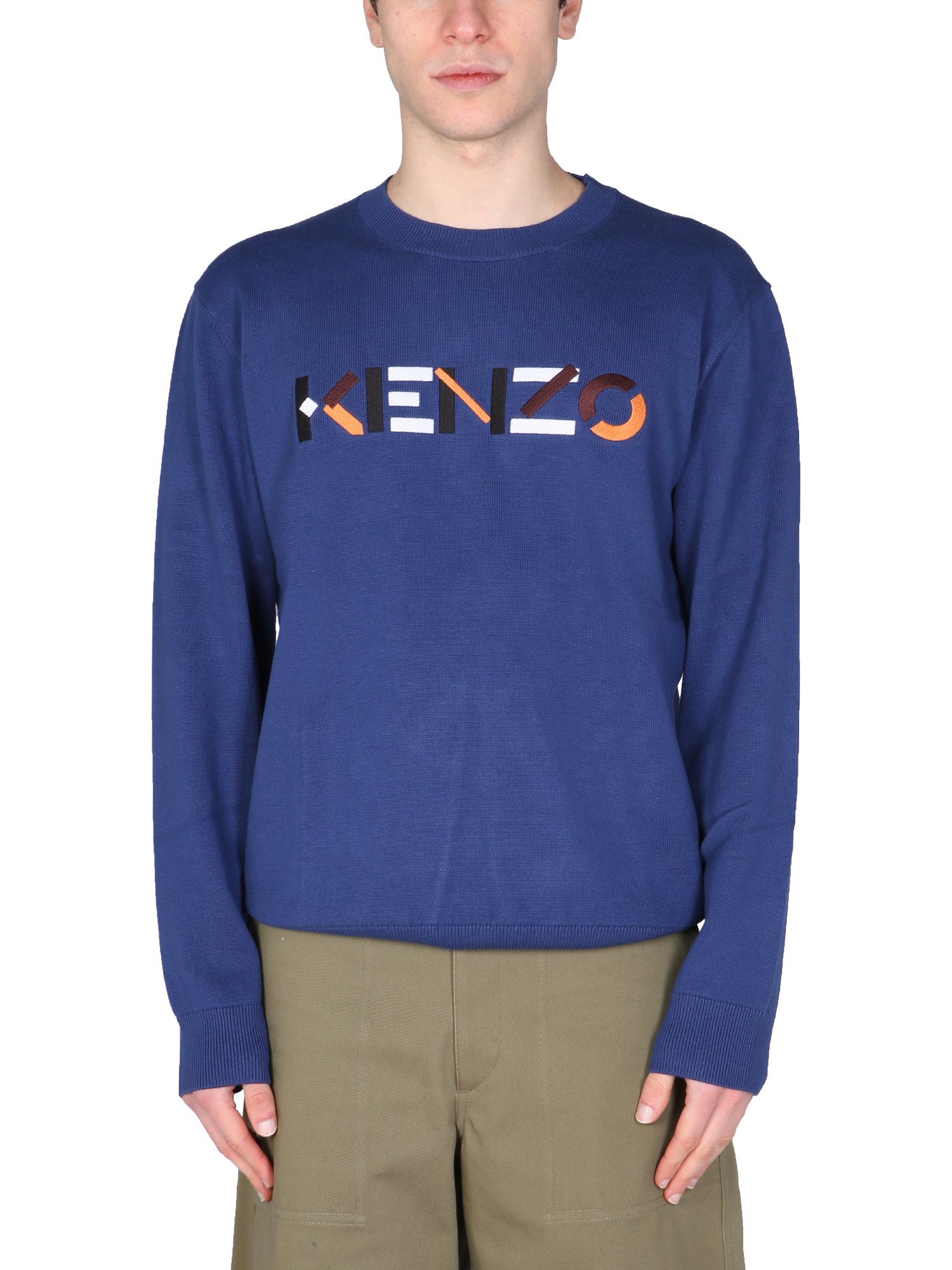 kenzo sweater with embroidered logo