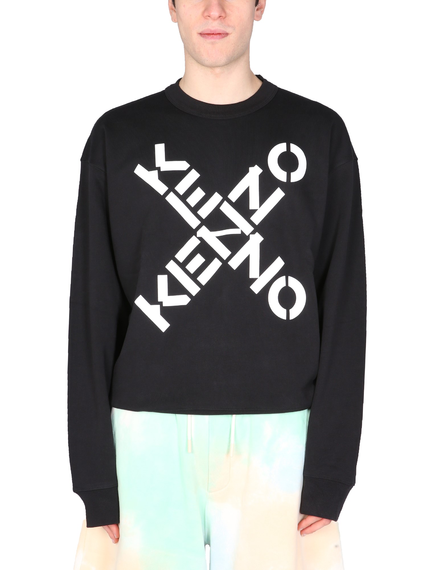 kenzo sweatshirt with logo print