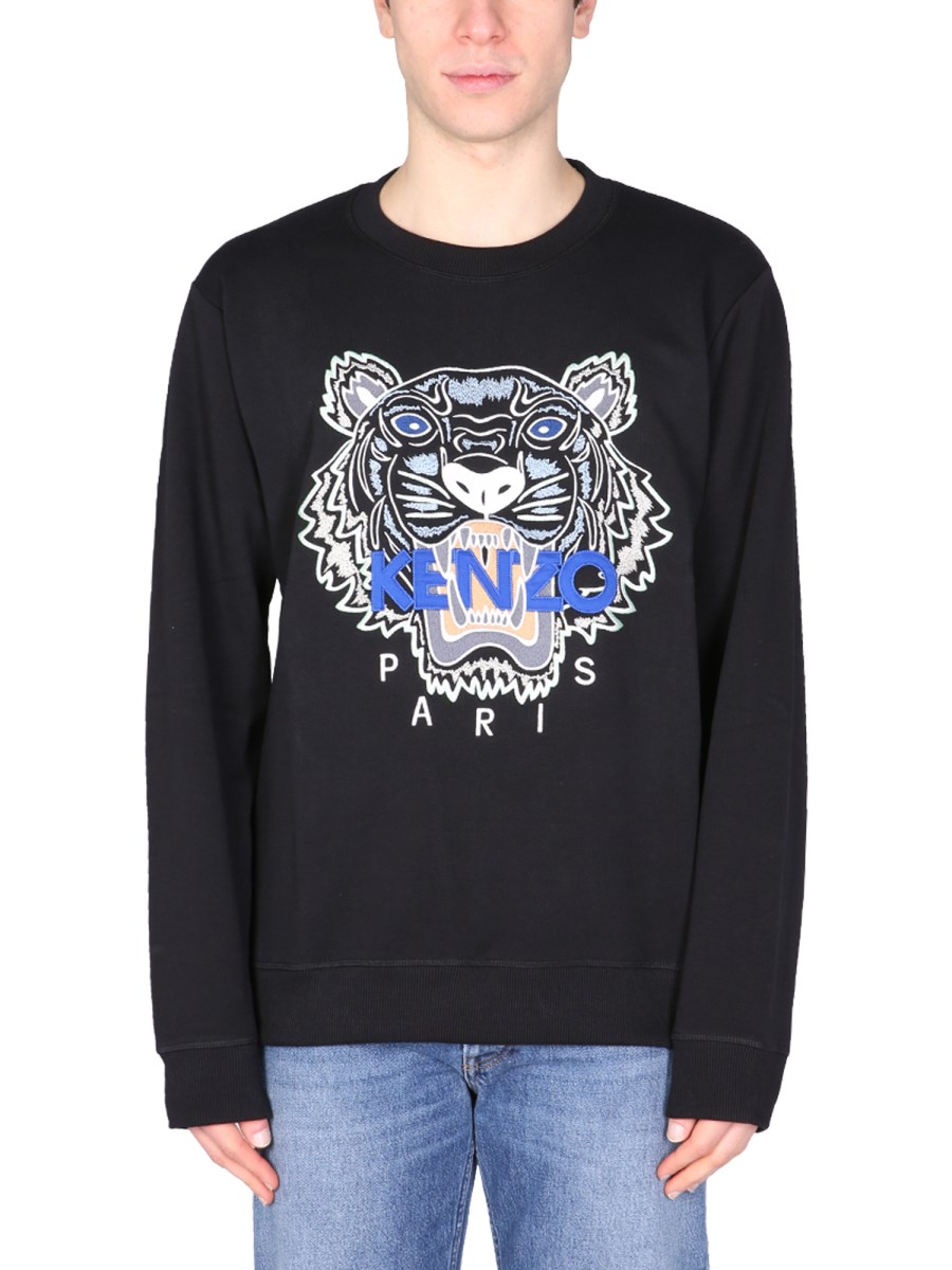 KENZO TIGER COTTON SWEATSHIRT Eleonora Bonucci