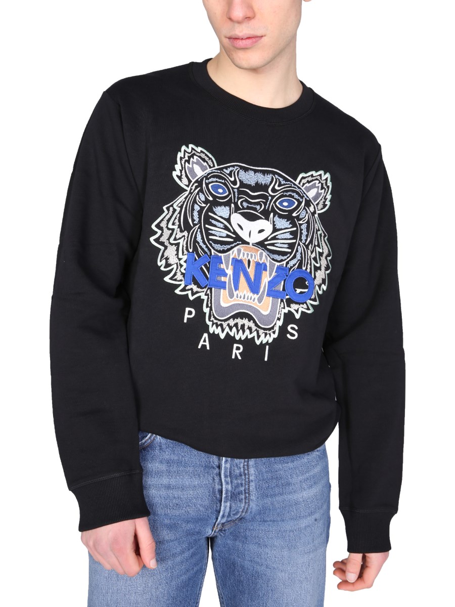 Kenzo tiger classic sweatshirt on sale black