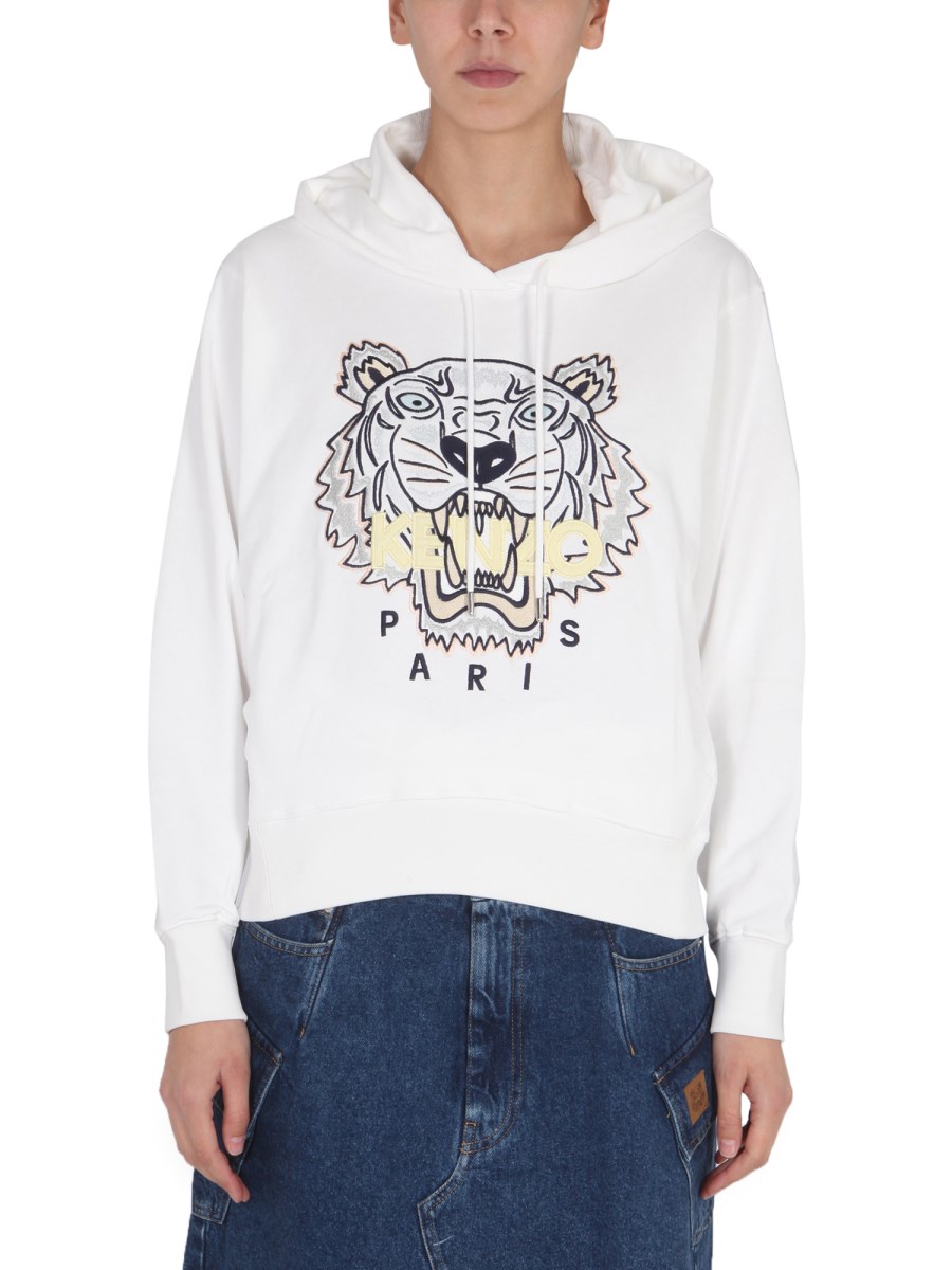 Kenzo sale white hoodie