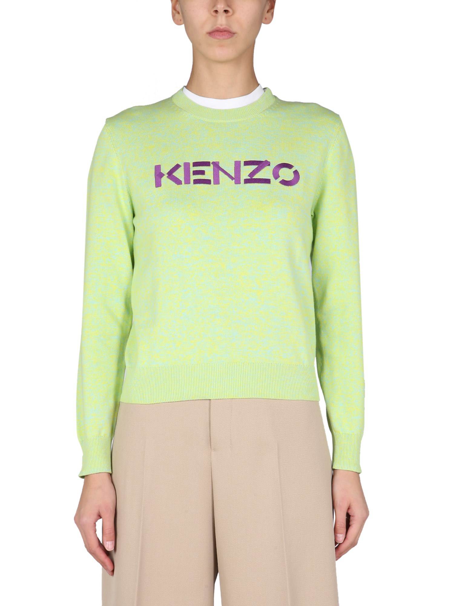 kenzo sweater with embroidered logo