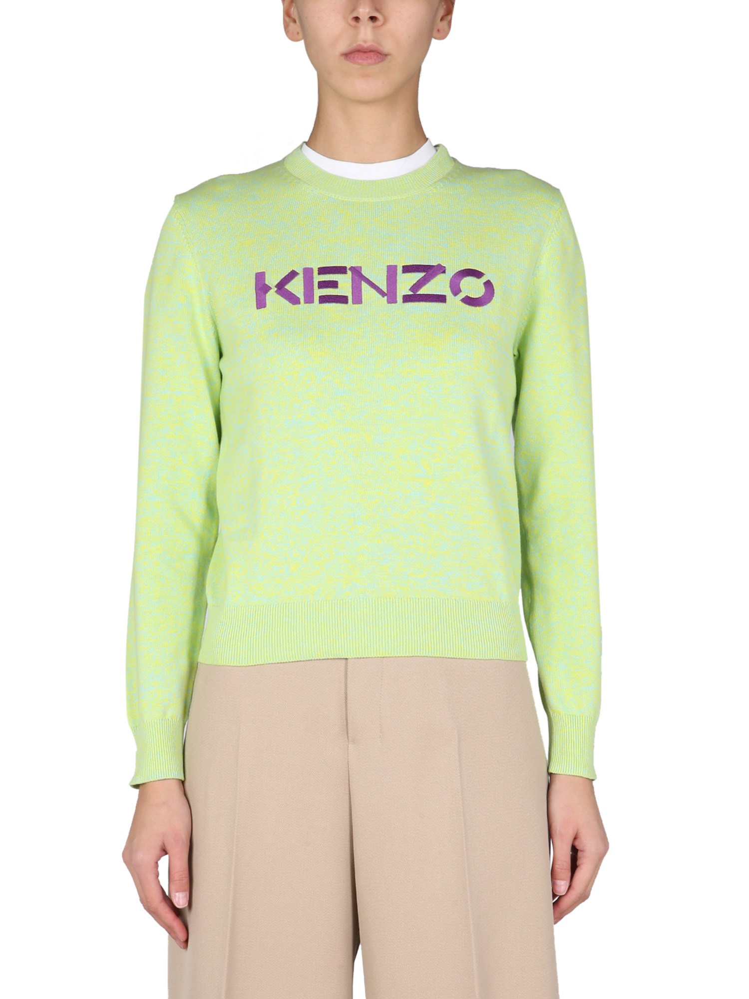 kenzo sweater with embroidered logo