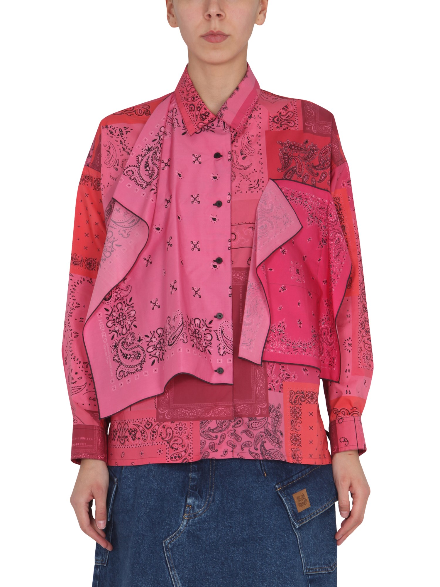 kenzo loose fit shirt