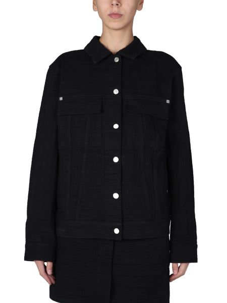 Givenchy - 4g Denim Effect Jacquard Jacket