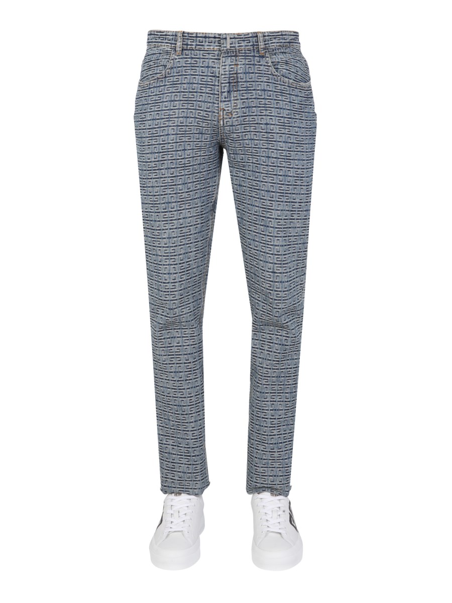 JEANS CON MONOGRAMMA