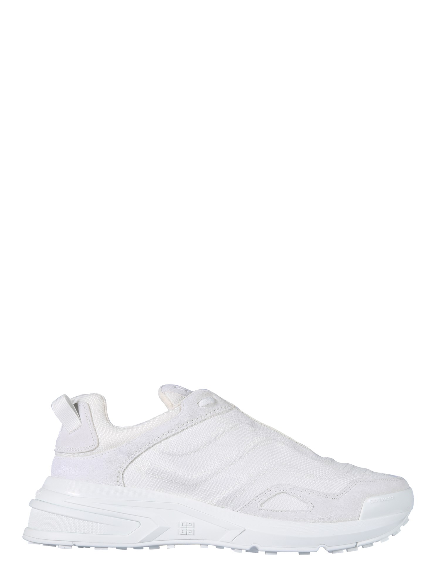 Givenchy Giv 1 Light Sneakers In Canvas And Leather In White