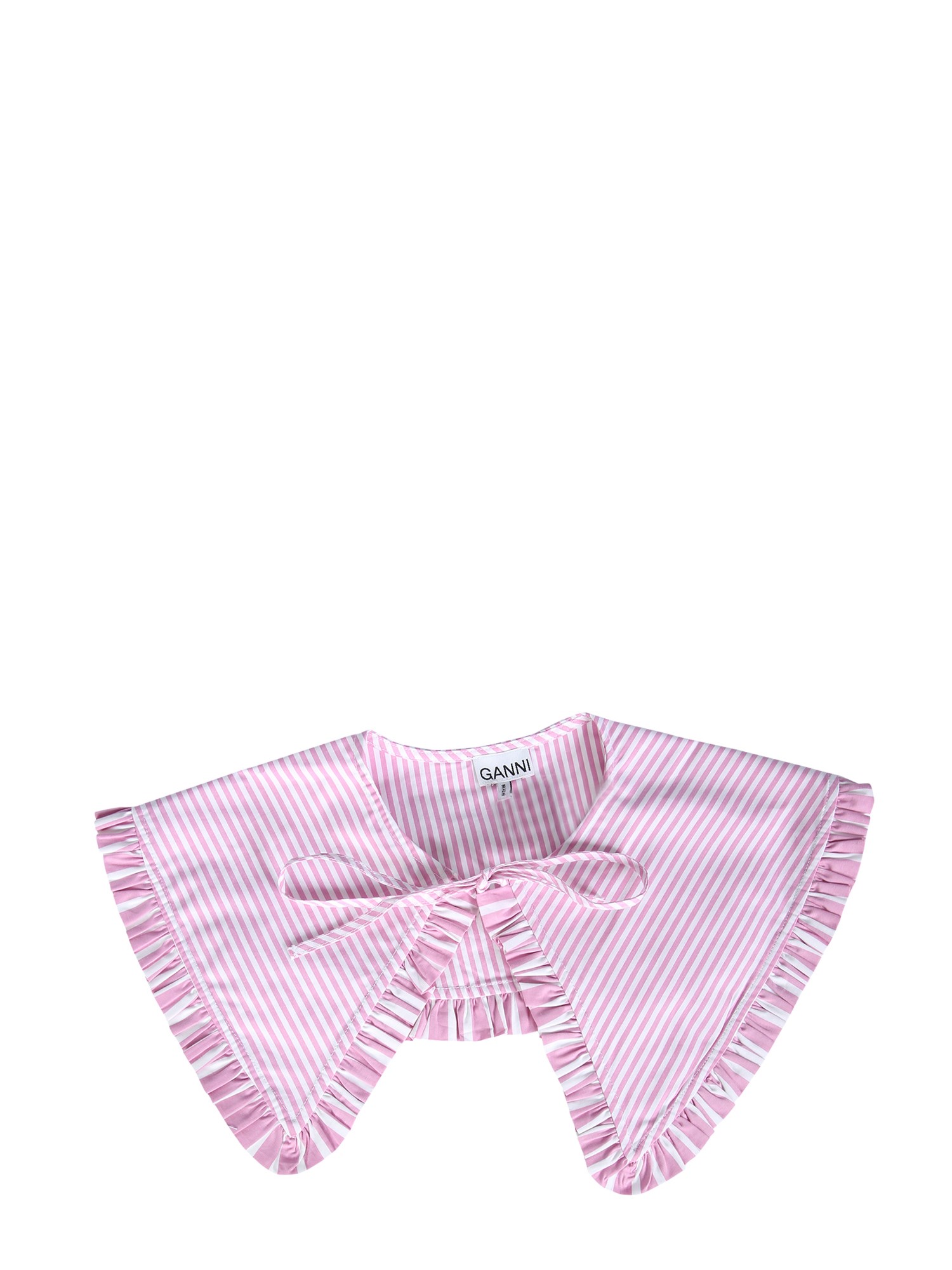 ganni flounce collar