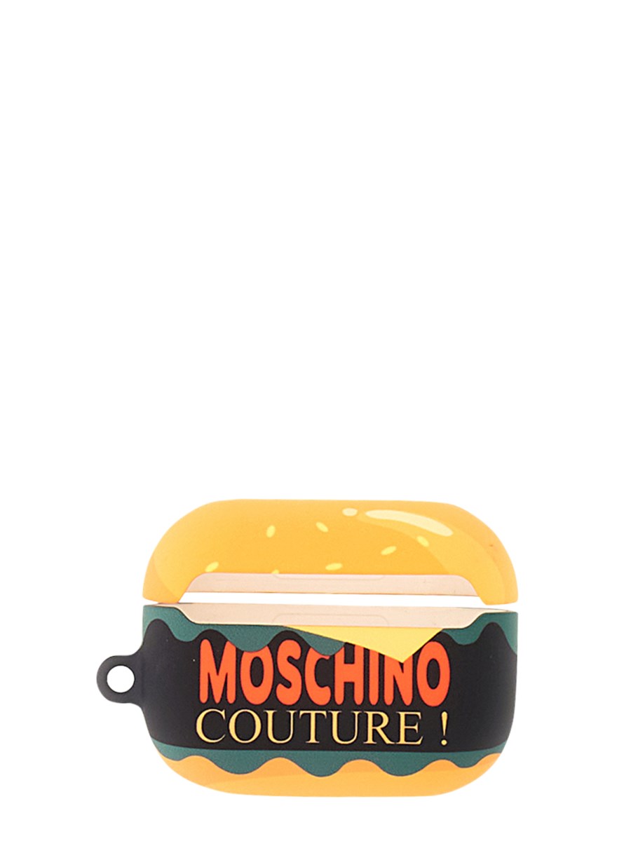 MOSCHINO - AIRPODS PRO CASE WITH LOGO - Eleonora Bonucci