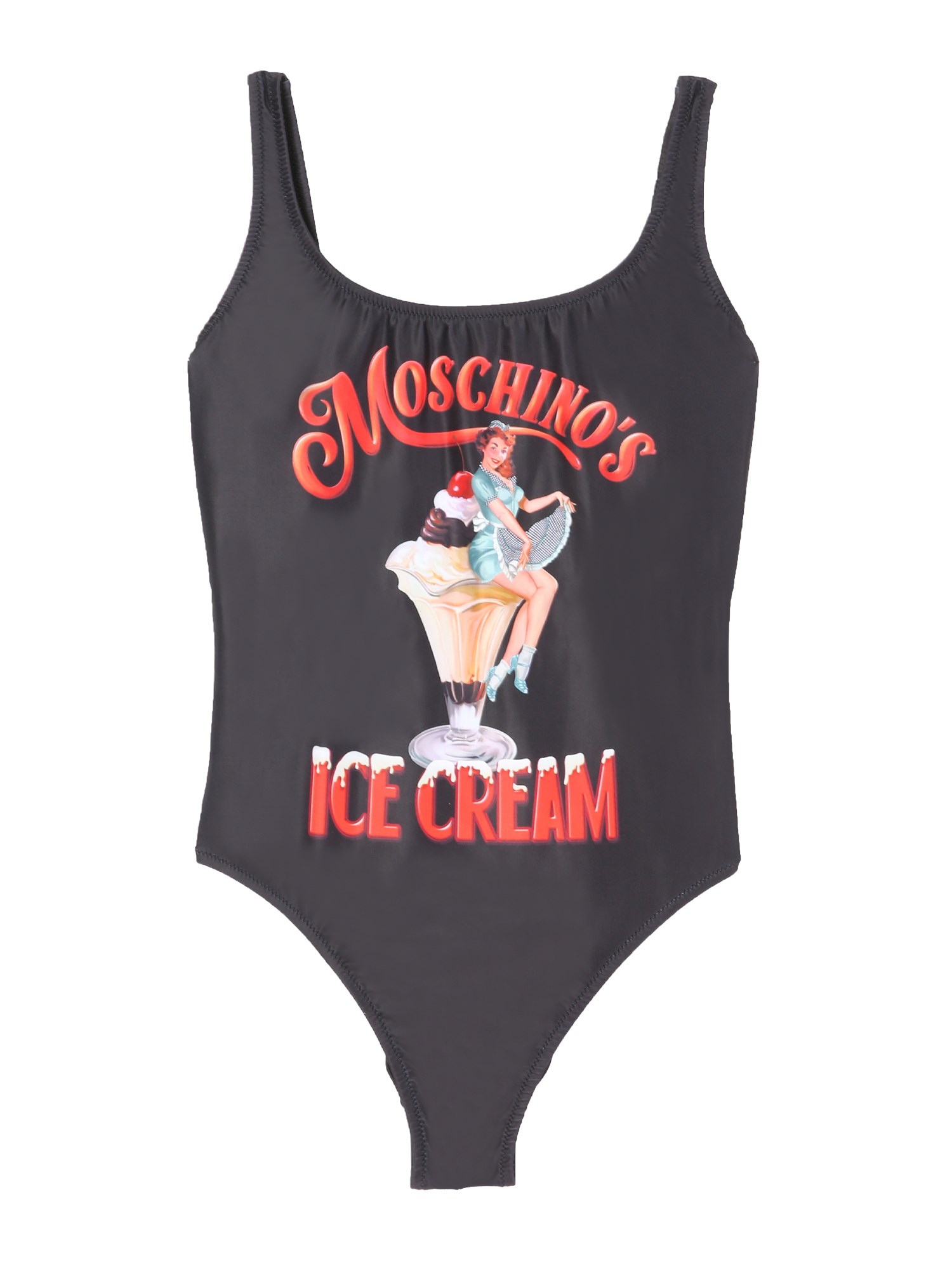 moschino "ice cream" one piece swimsuit