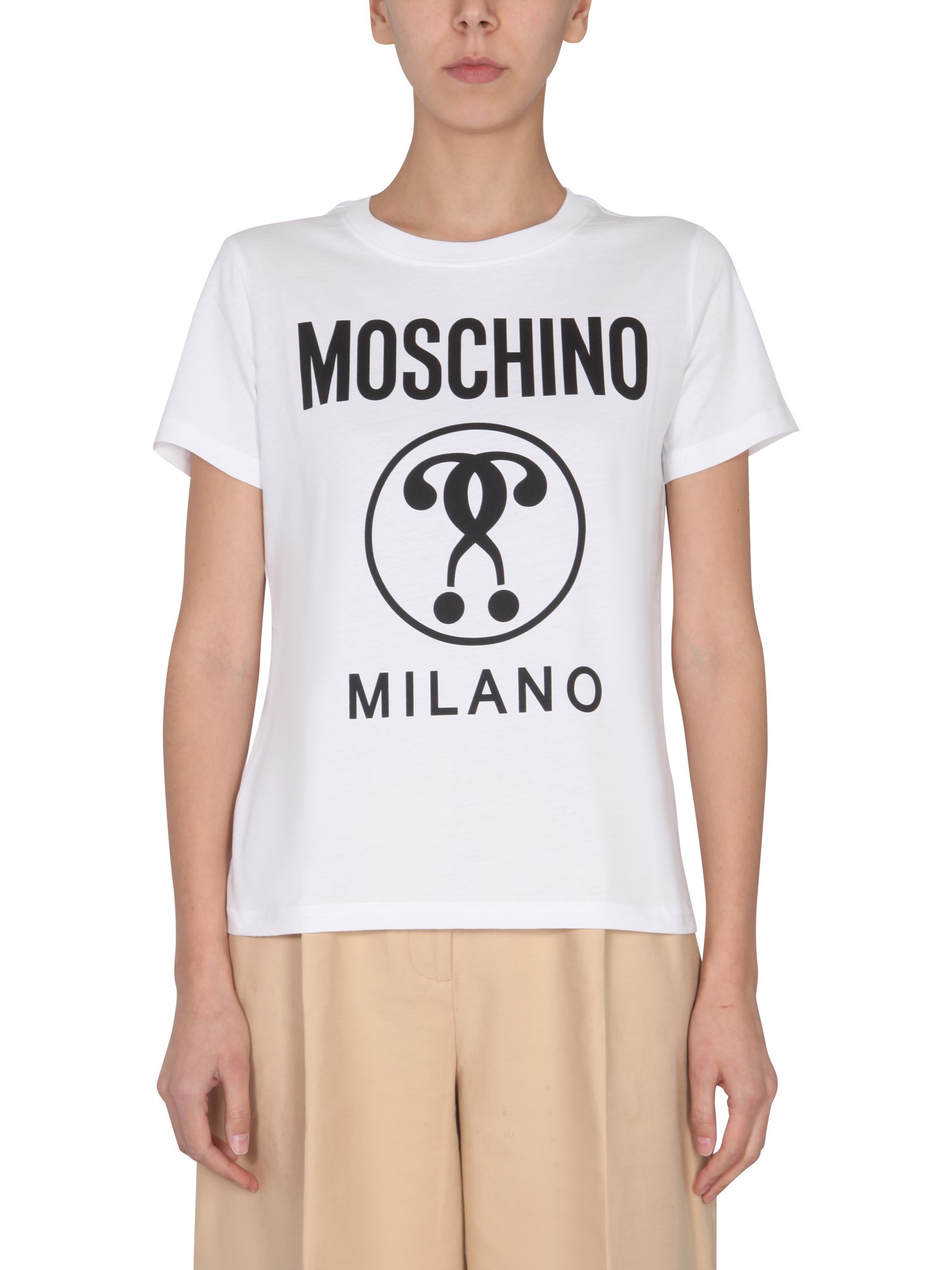 moschino "double question" t-shirt