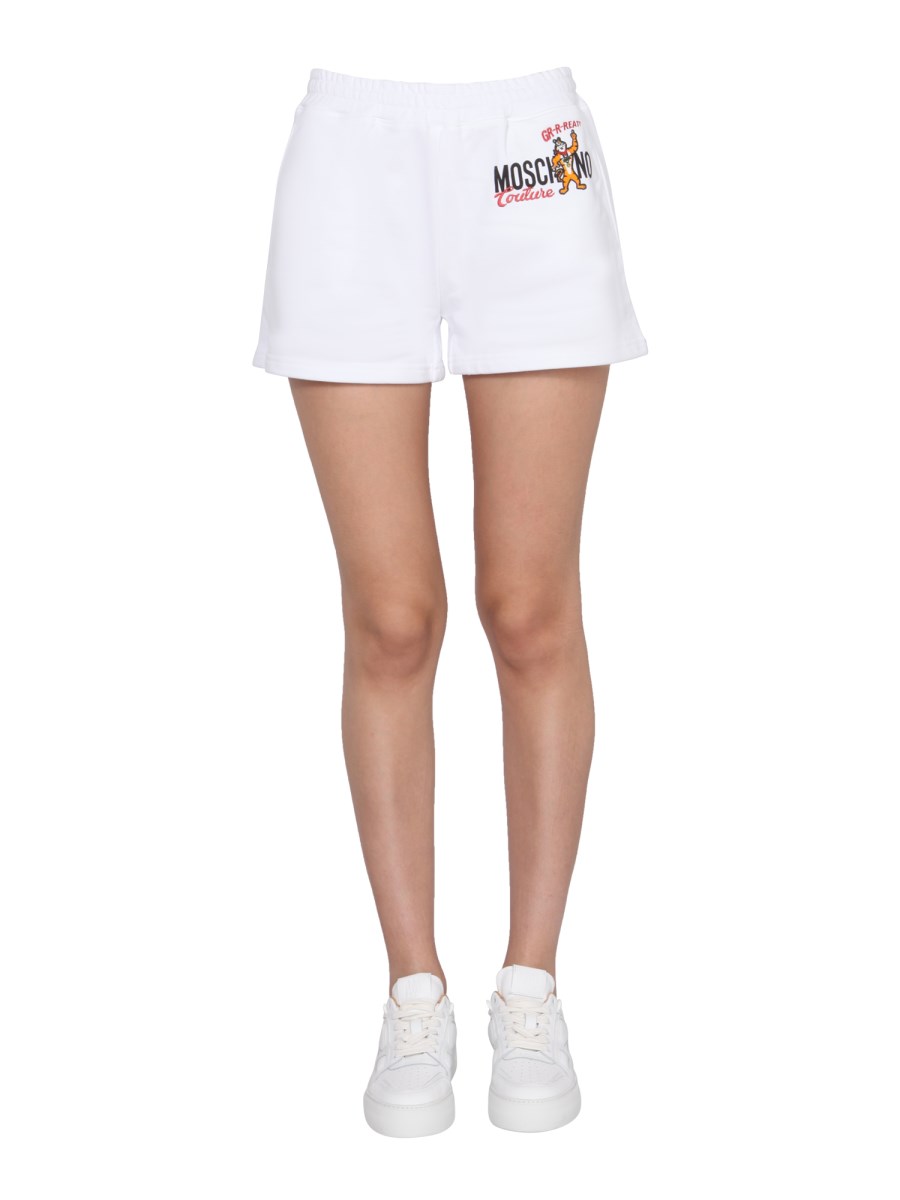 MOSCHINO SHORTS IN COTONE MOSCHINO X KELLOGG'S