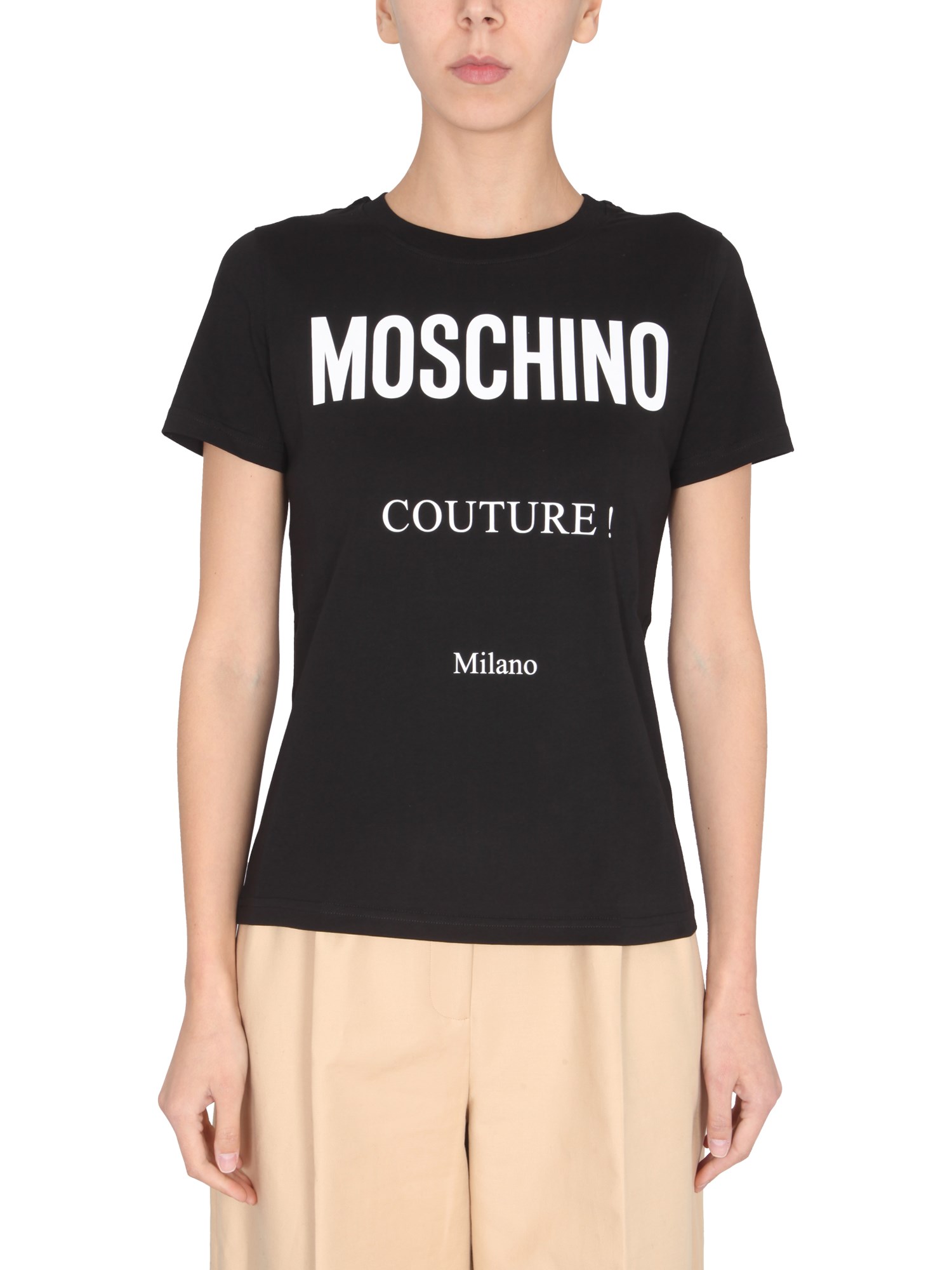 moschino t-shirt with logo print