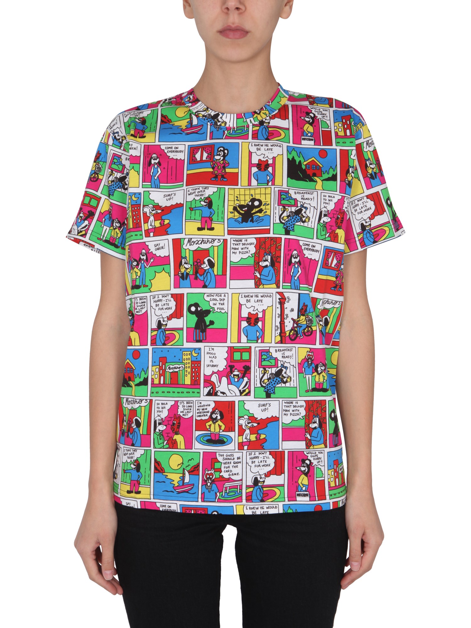 moschino "comics" t-shirt