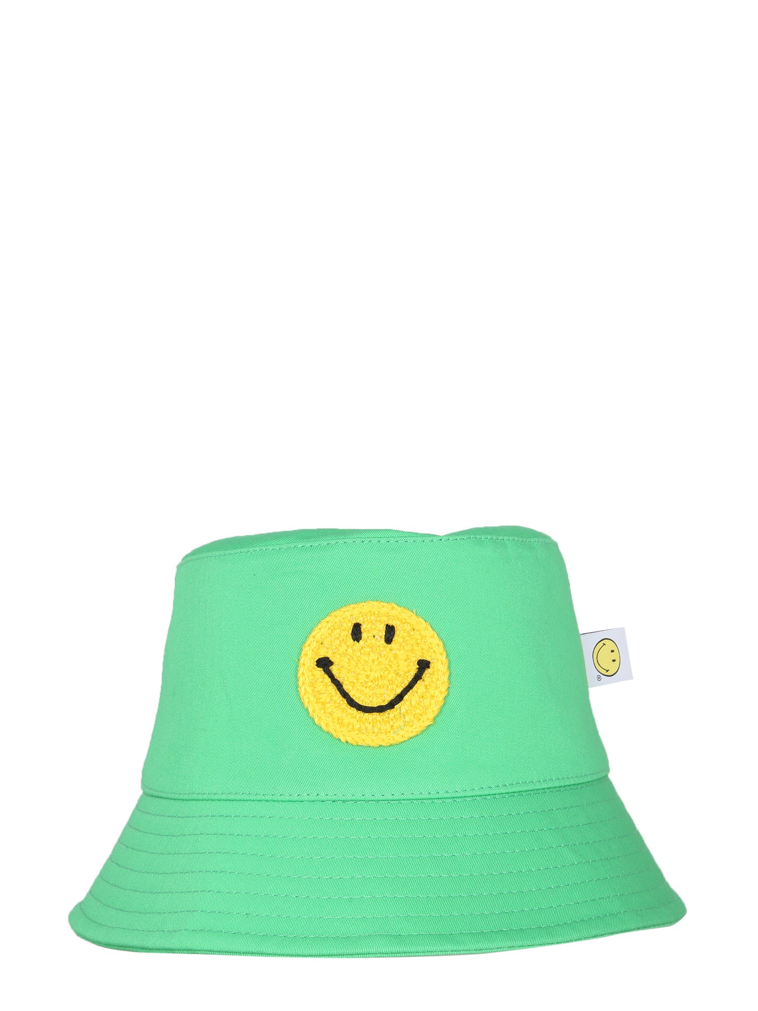 philosophy di lorenzo serafini bucket hat with embroidered smiley