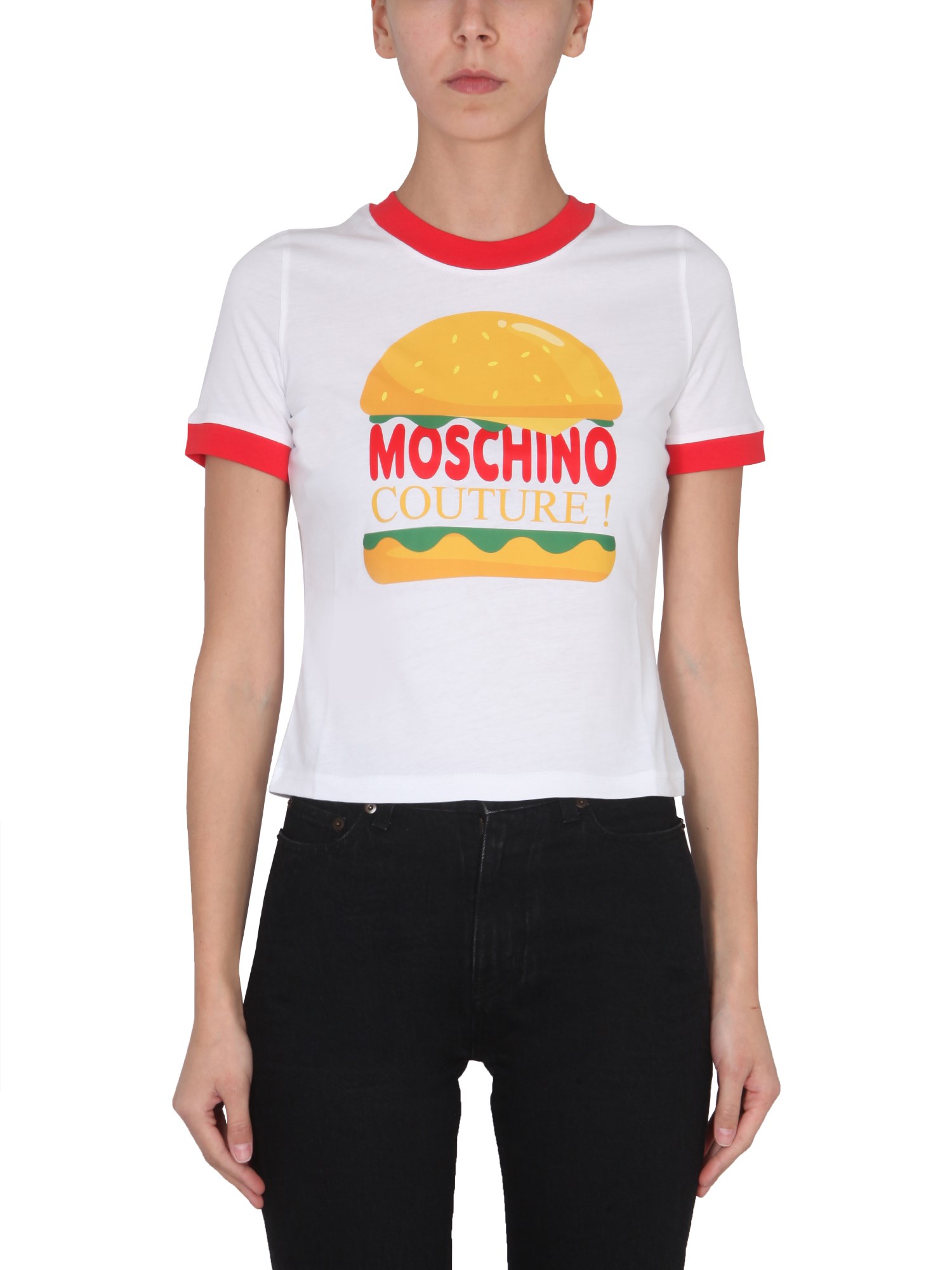 moschino "hamburger" t-shirt