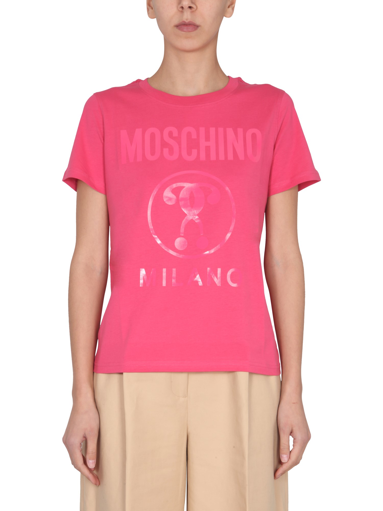 moschino "double question" t-shirt