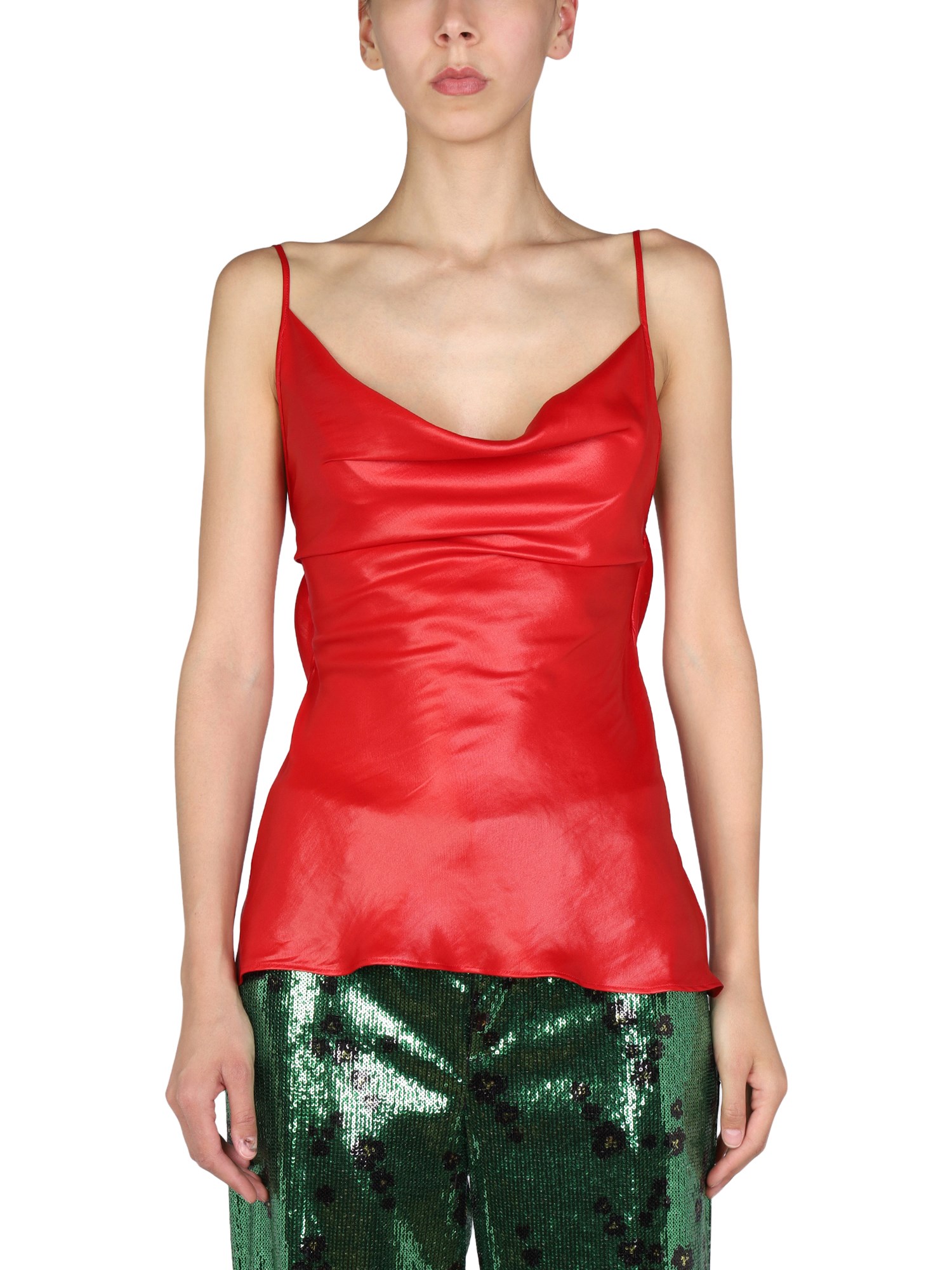 PHILOSOPHY DI LORENZO SERAFINI DRAPED TOP