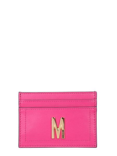 Moschino - Leather Card Holder With Logo
